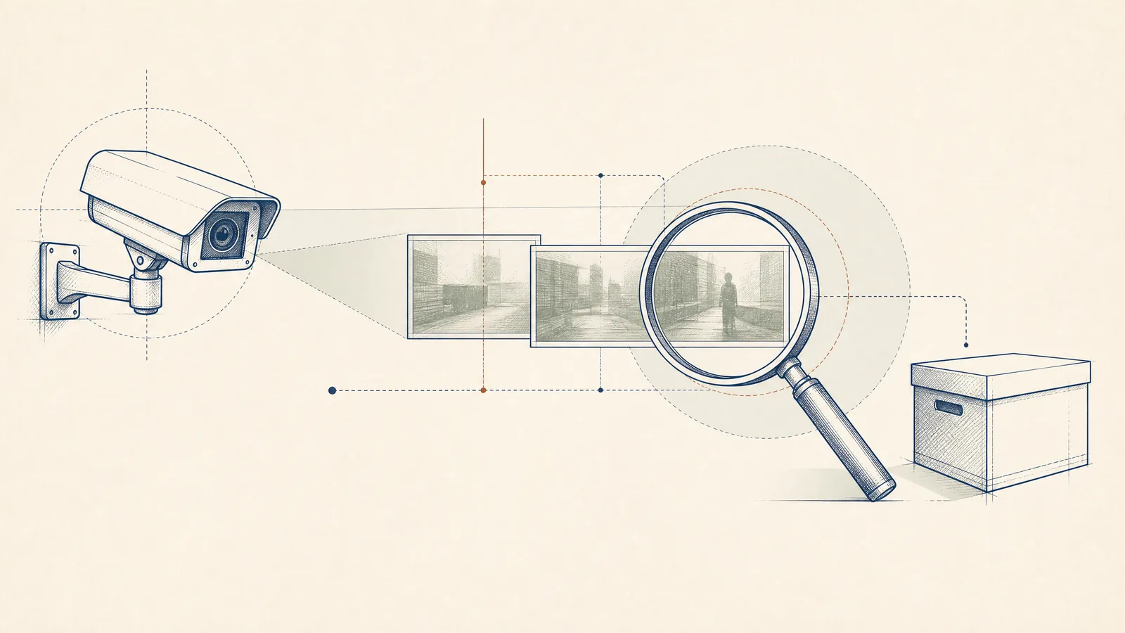 Video governance, access, and retention field-manual illustration